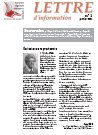 Lettre d'information n°1