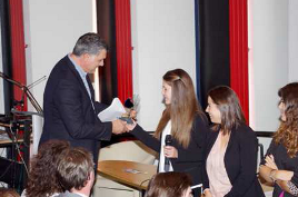 remise du prix régional par le Président de la Carsat Midi-Pyrénées